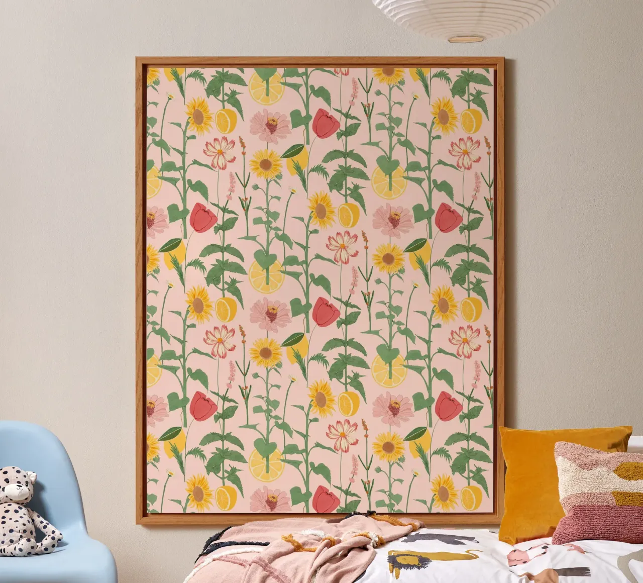 Girasole e limone alluminio dibond da nicigabrieldesigns