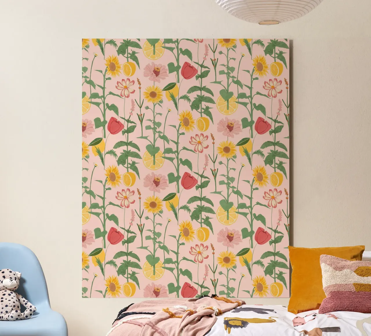 Girasole e limone alluminio dibond da nicigabrieldesigns