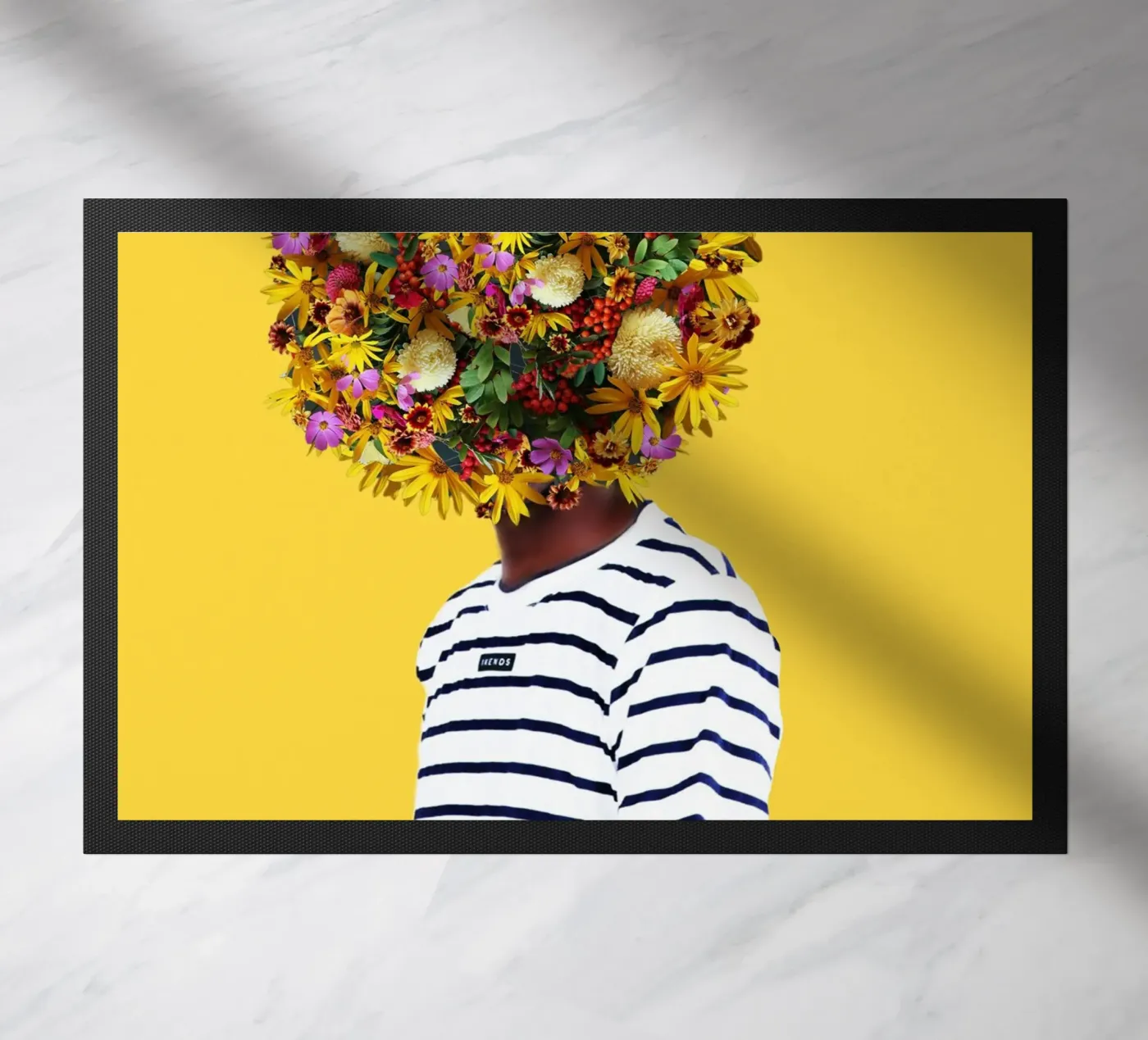 Afro Splendor deurmat van Mathudace Créas