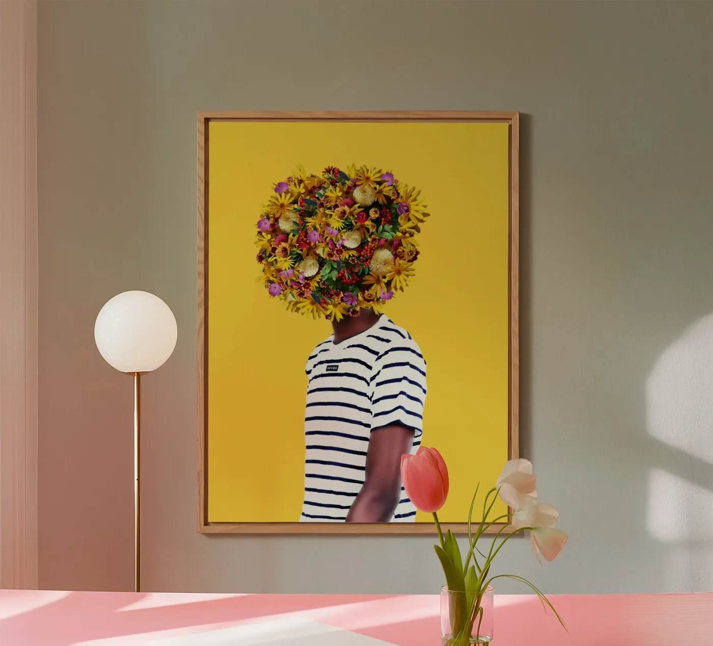 Afro Splendor alluminio dibond da Mathudace Créas