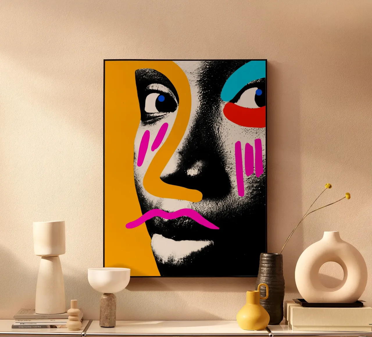 Afro Panorama plexiglass da Mathudace Créas