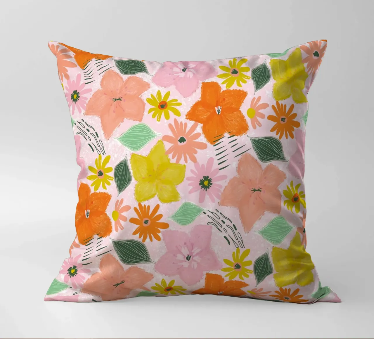 Boho Blooms cuscino da nicigabrieldesigns