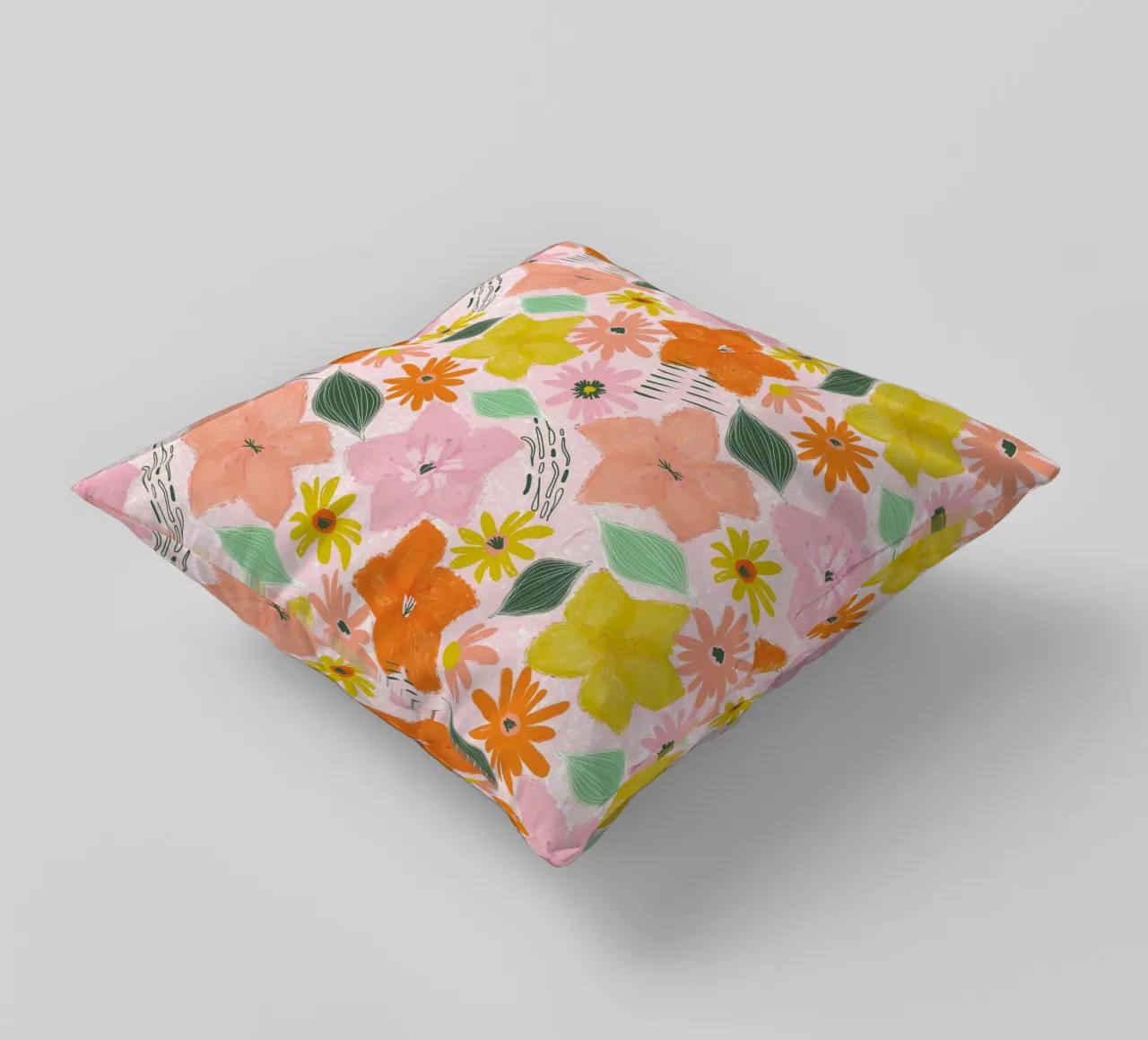 Boho Blooms cuscino da nicigabrieldesigns