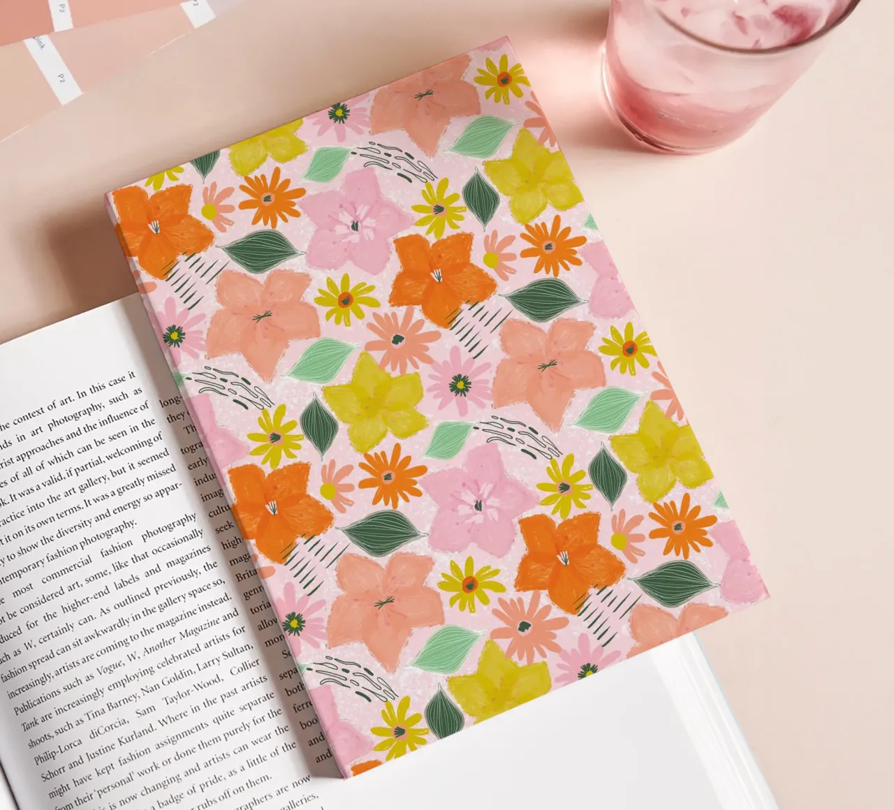 Boho Blooms notebook by nicigabrieldesigns