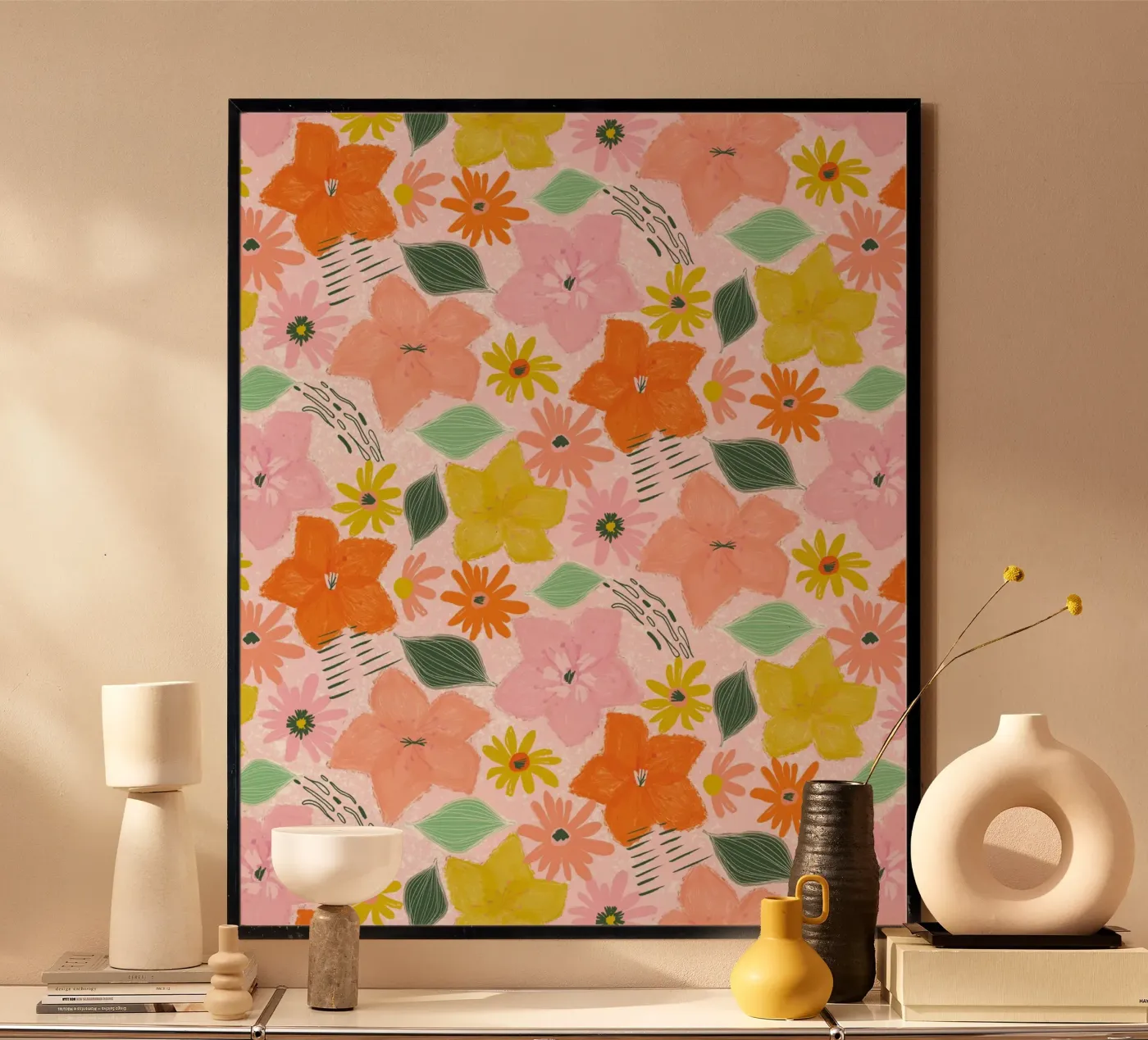 Boho Blooms poster da nicigabrieldesigns