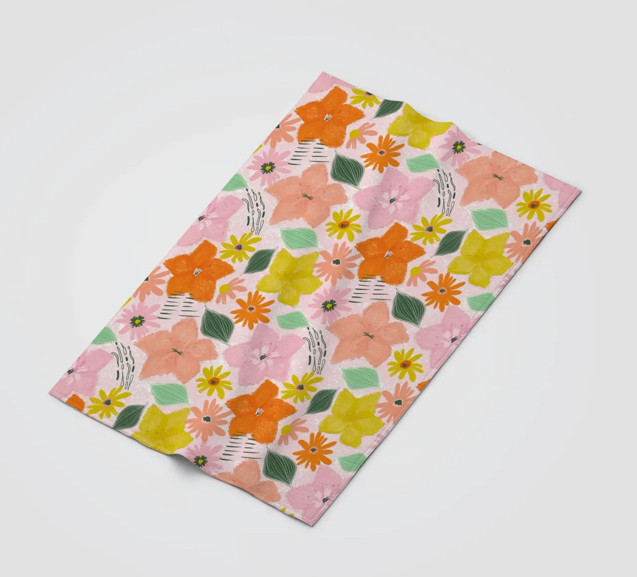 Boho Blooms coperta in pile da nicigabrieldesigns