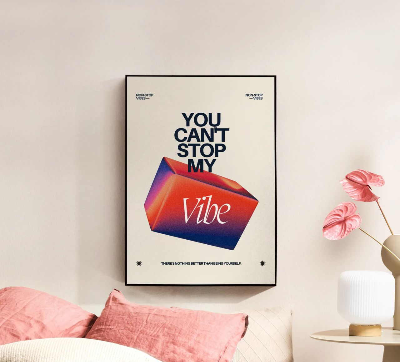 YOU CANT‘T STOP MY VIBE plexiglass da Einfach Uebel