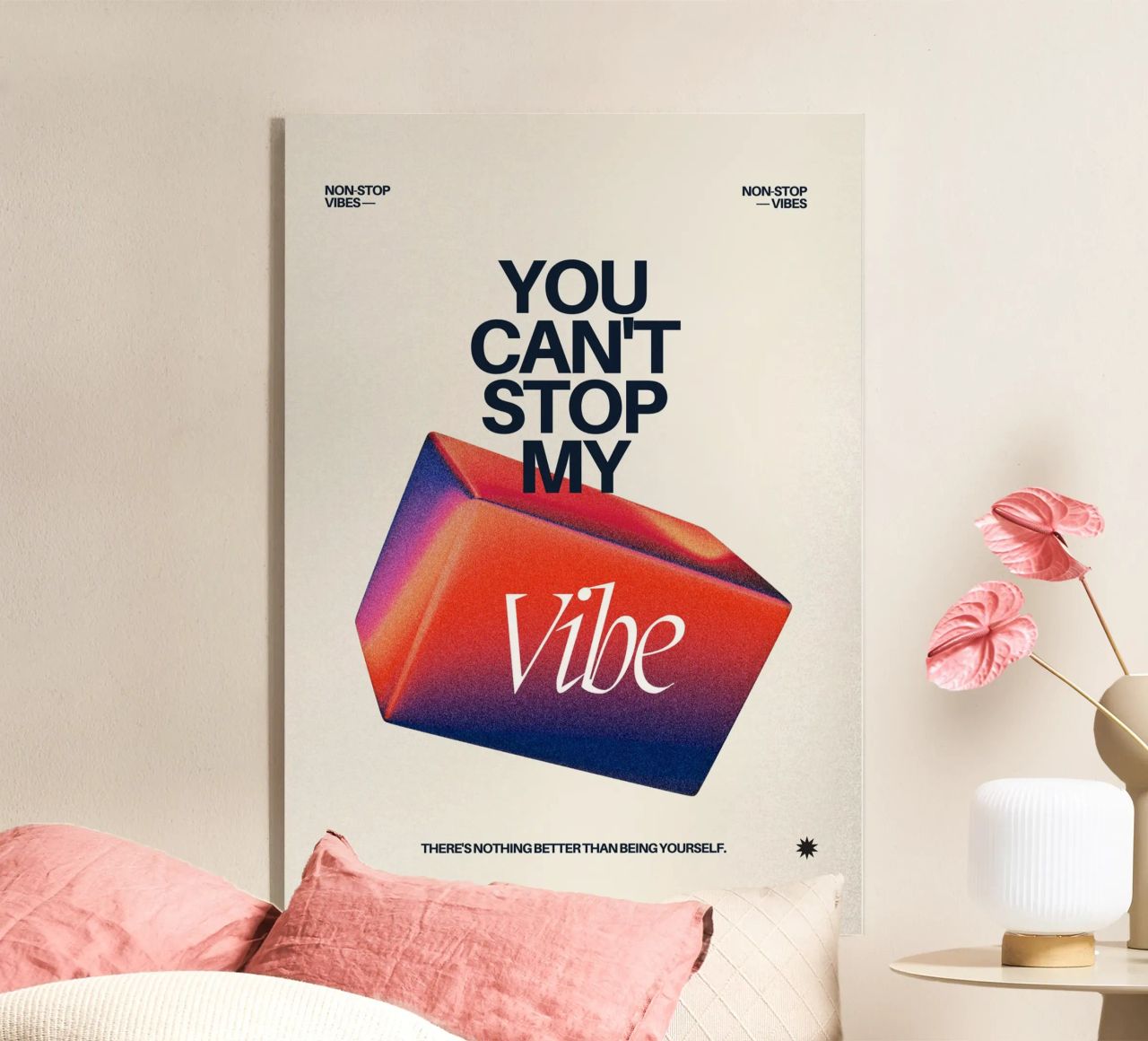YOU CANT‘T STOP MY VIBE plexiglass da Einfach Uebel