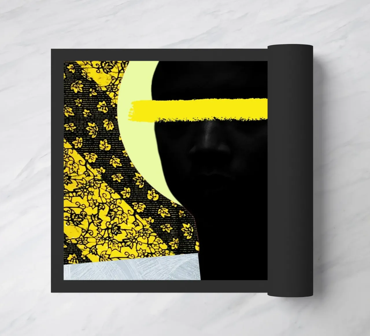 Afro Vivid deurmat van Mathudace Créas