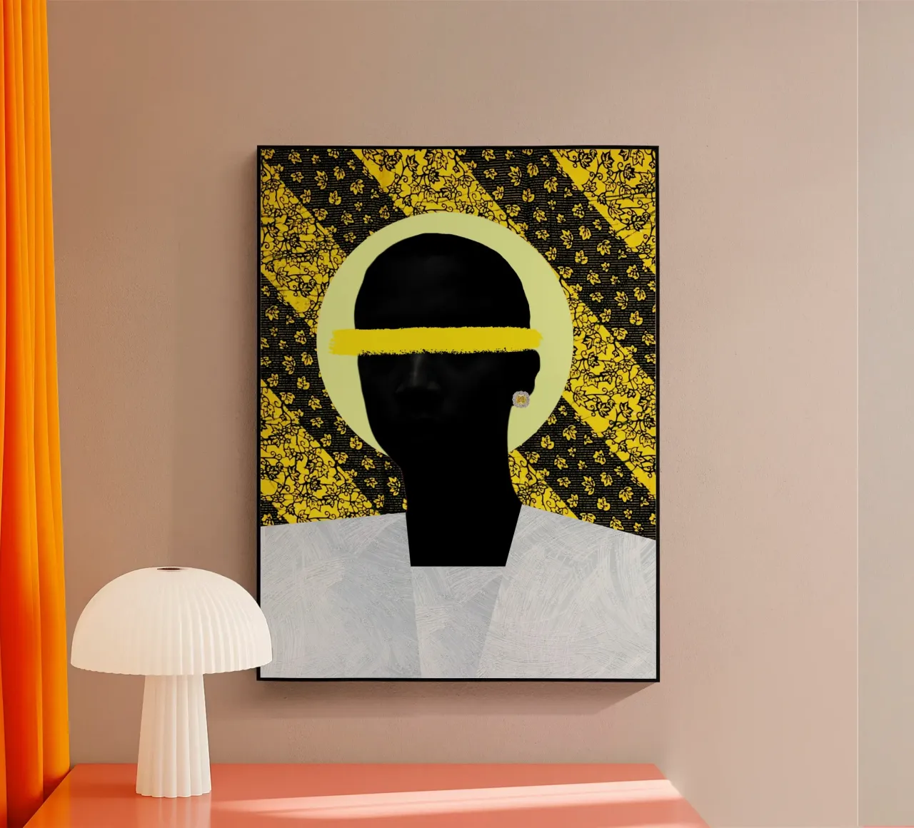 Afro Vivid plexiglass da Mathudace Créas