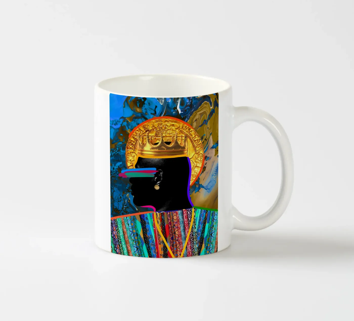Afro Constellation ceramic mug by Mathudace Créas