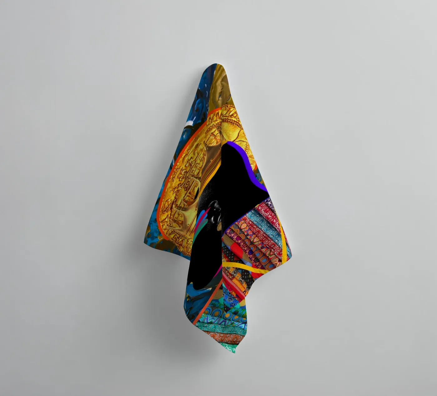Afro Constellation badhanddoek van Mathudace Créas