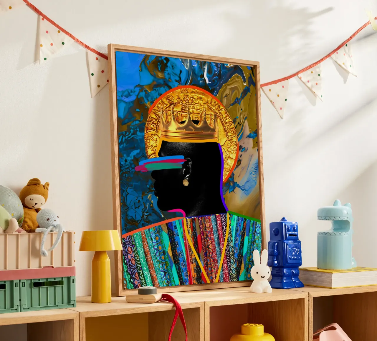 Afro Constellation acrylic glass by Mathudace Créas