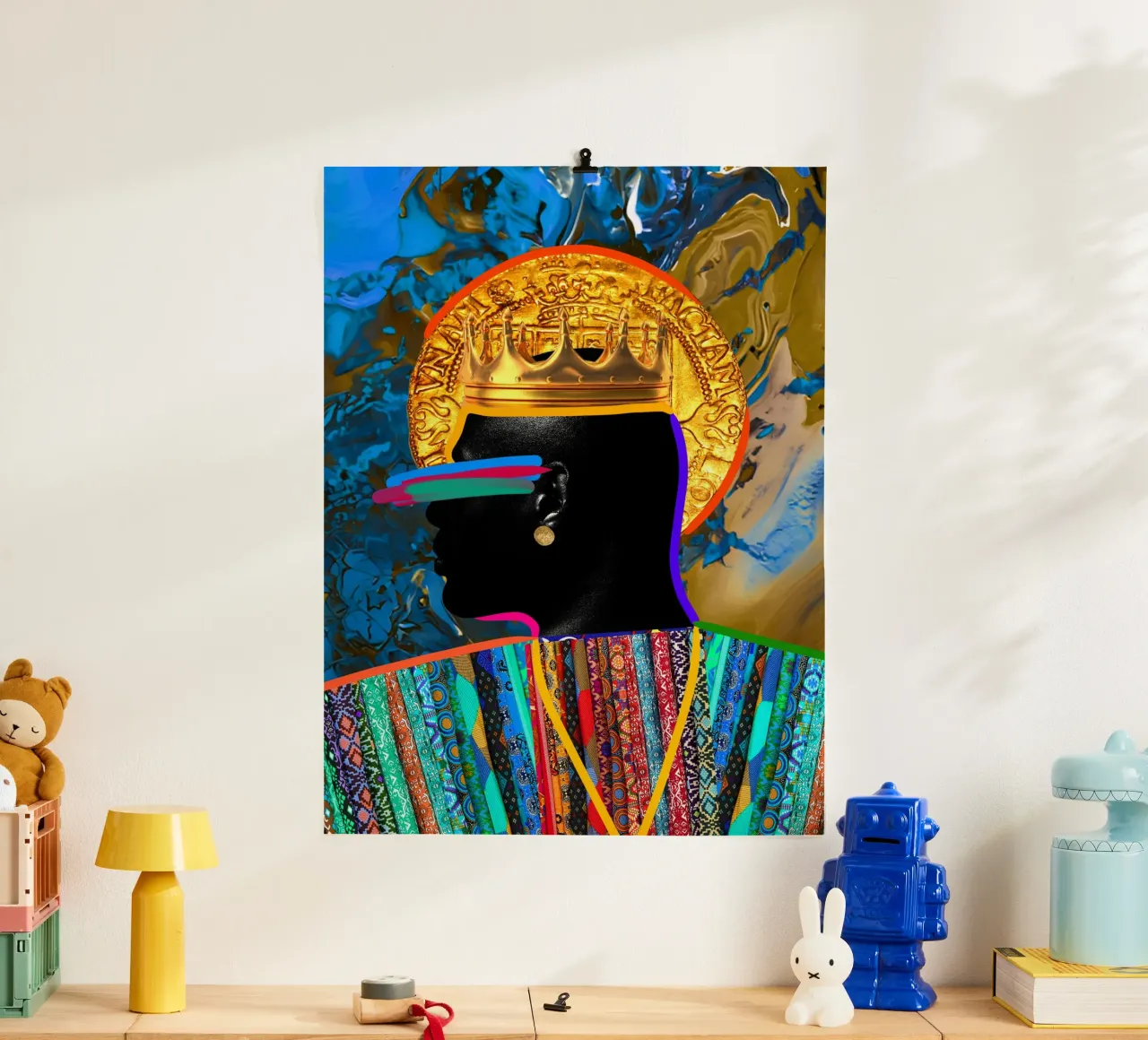 Afro Constellation poster da Mathudace Créas