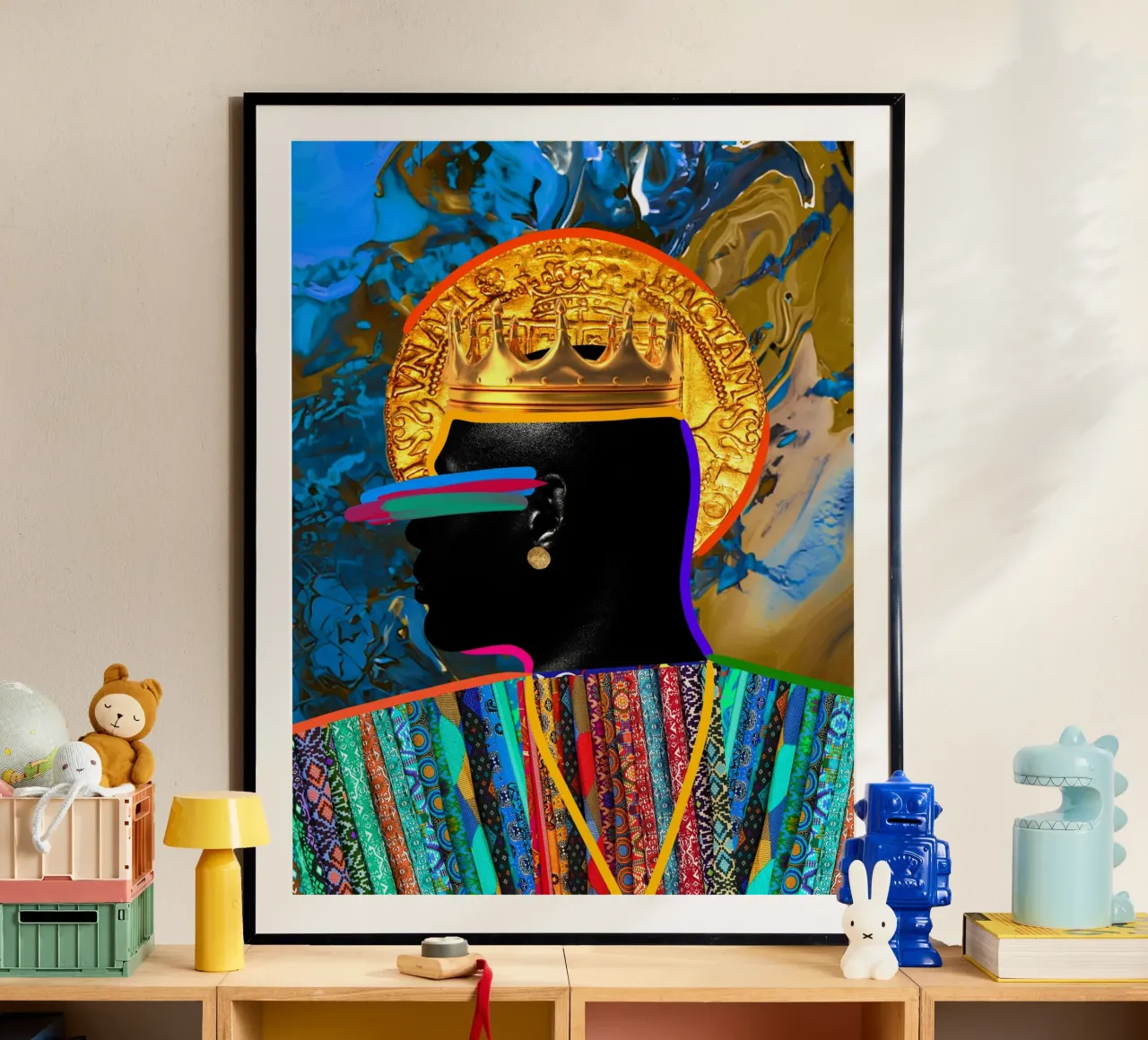 Afro Constellation poster da Mathudace Créas