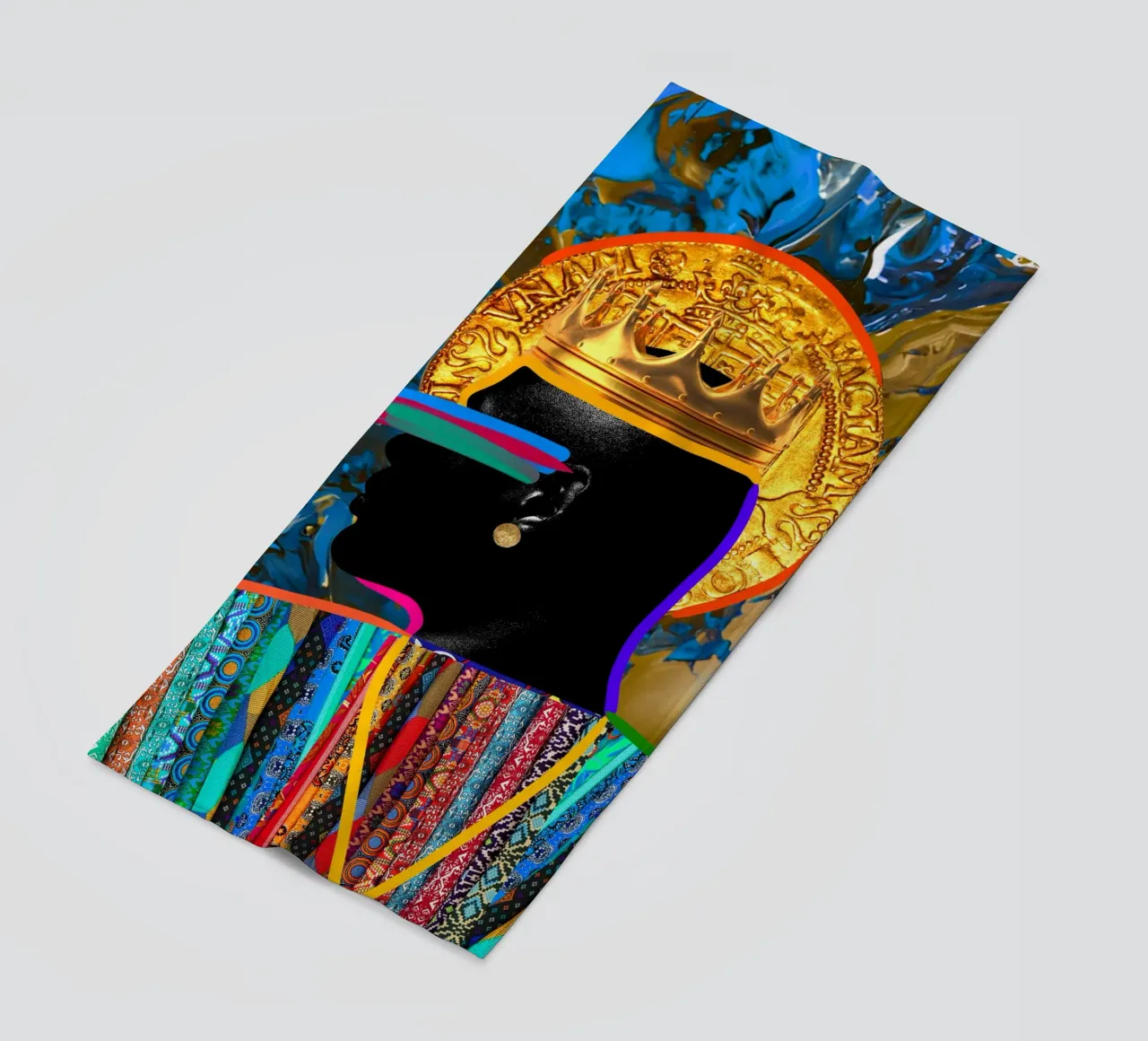 Afro Constellation telo mare da Mathudace Créas