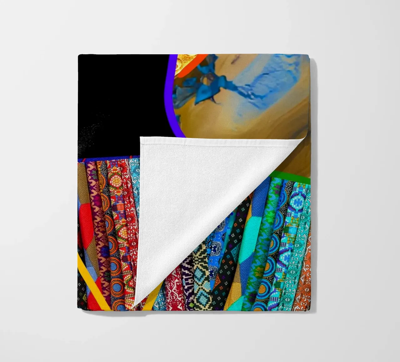 Afro Constellation telo mare da Mathudace Créas