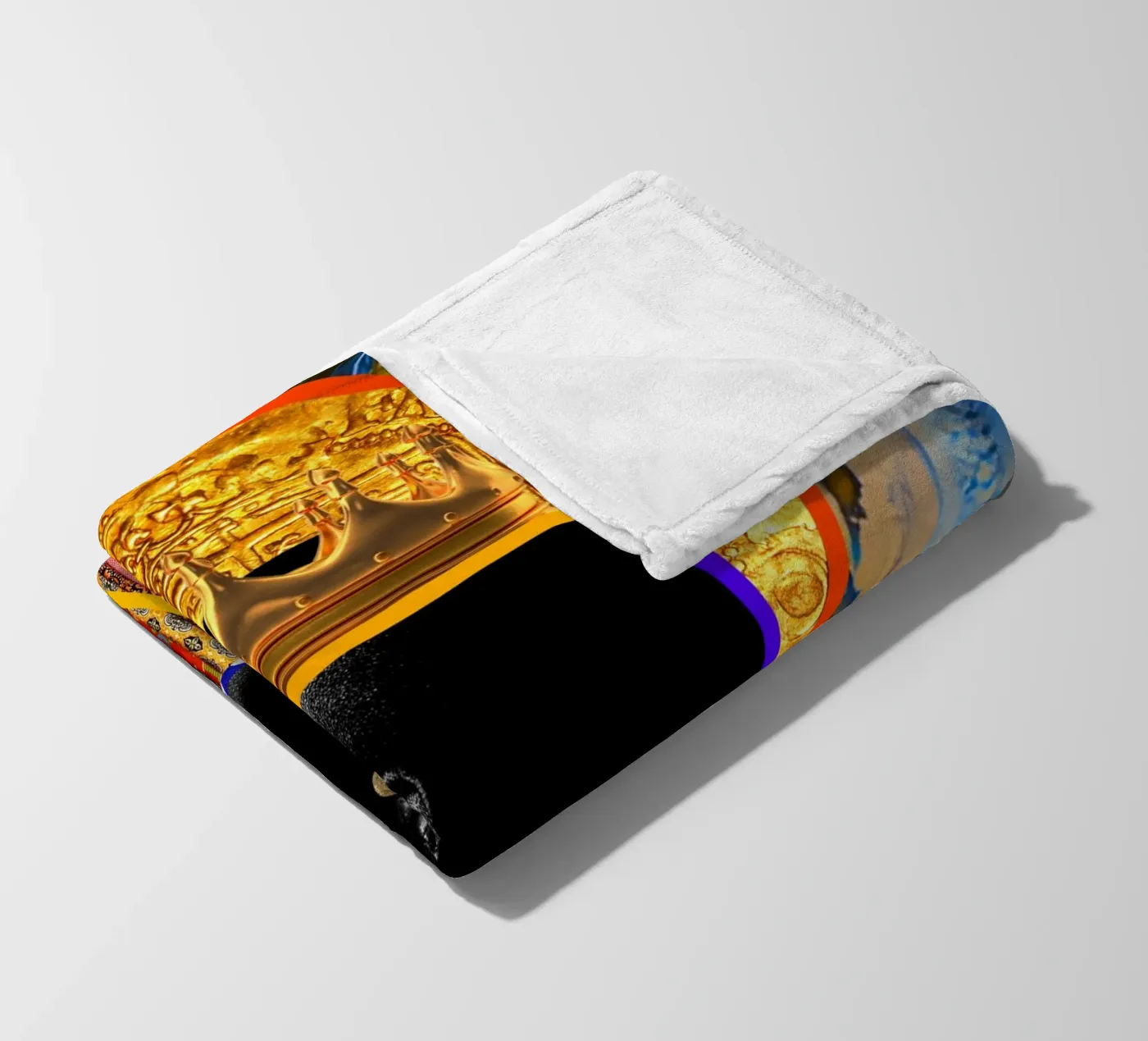 Afro Constellation fleecedeken van Mathudace Créas