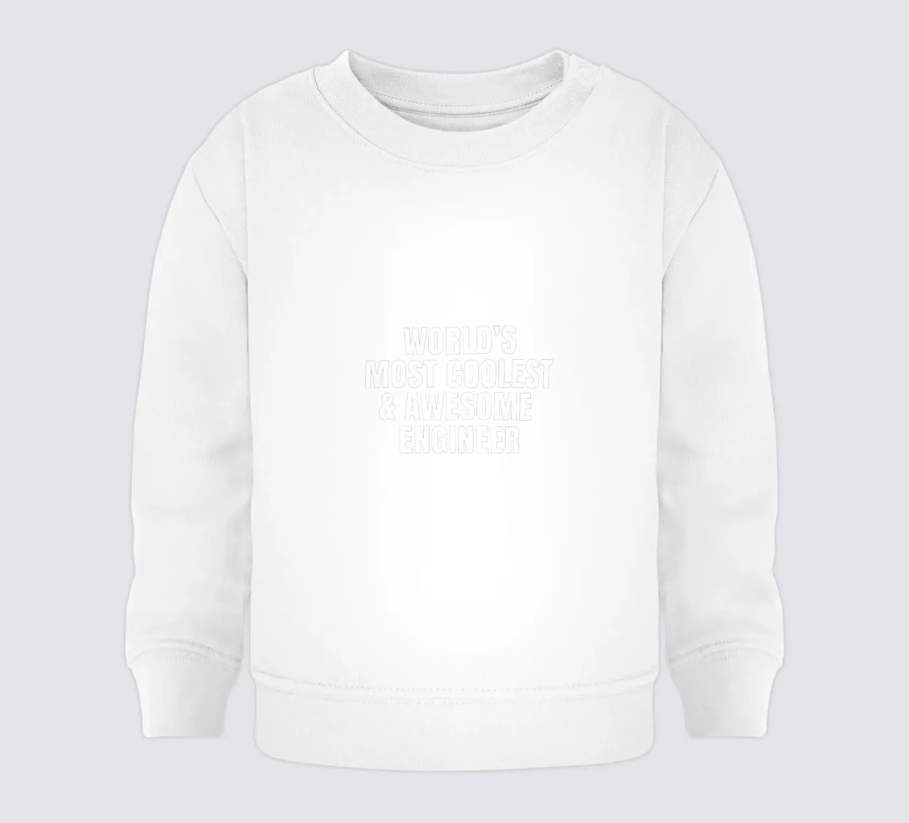 World's most coolest and awesome engineer baby sweatshirt van happieeagle