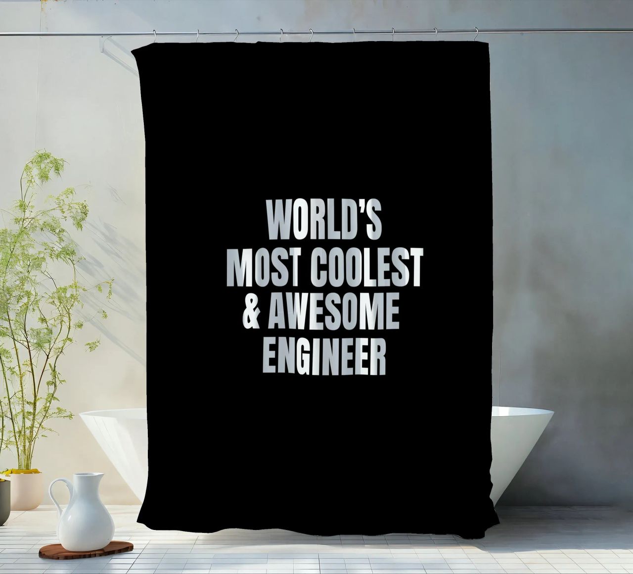 World's most coolest and awesome engineer tenda da doccia da happieeagle