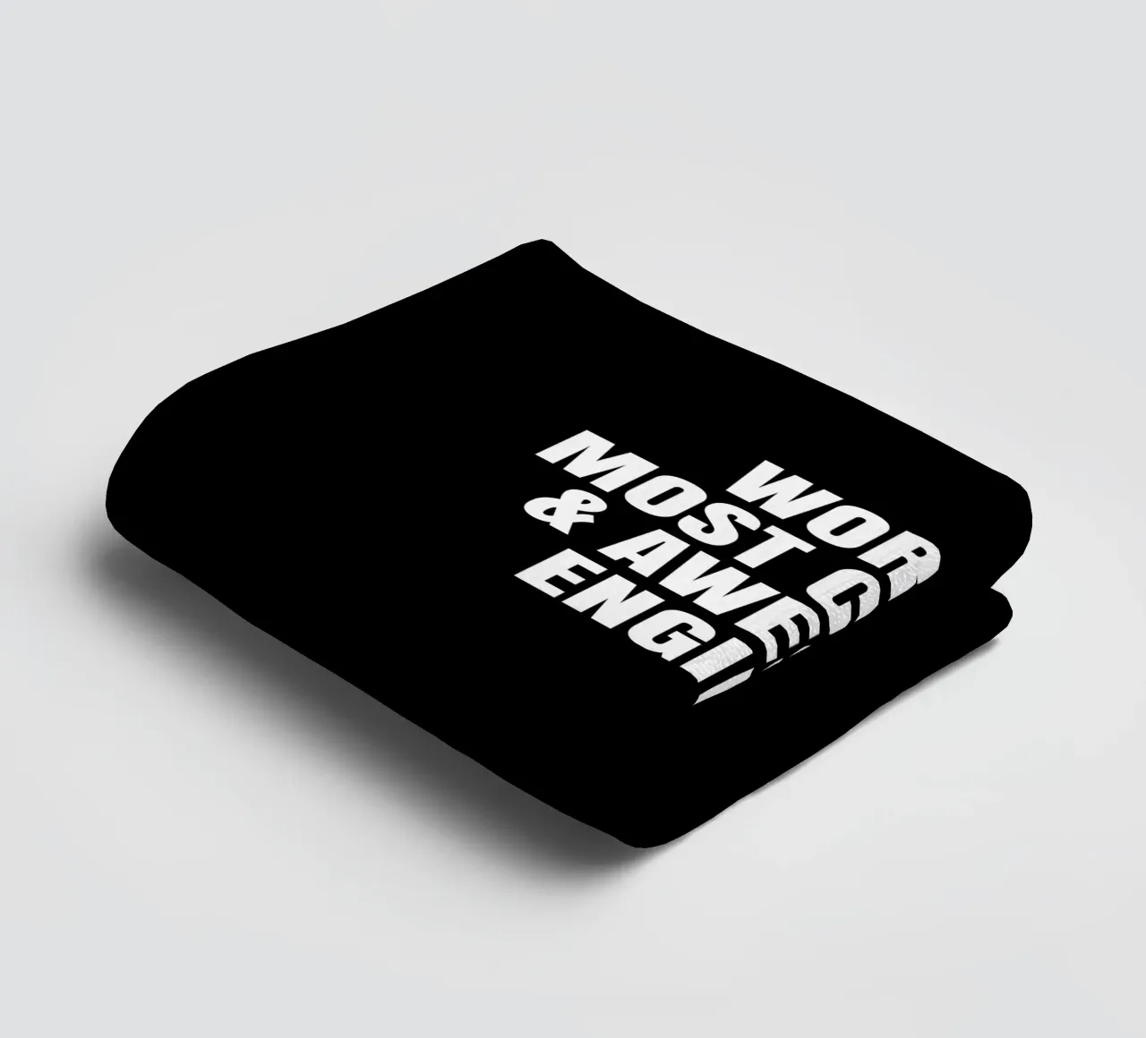 World's most coolest and awesome engineer asciugamano da bagno da happieeagle