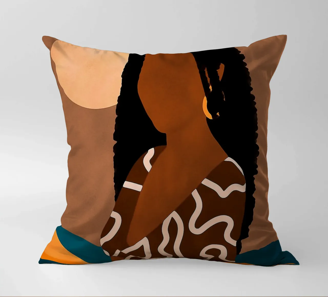 Afro Sifa cuscino da Mathudace Créas