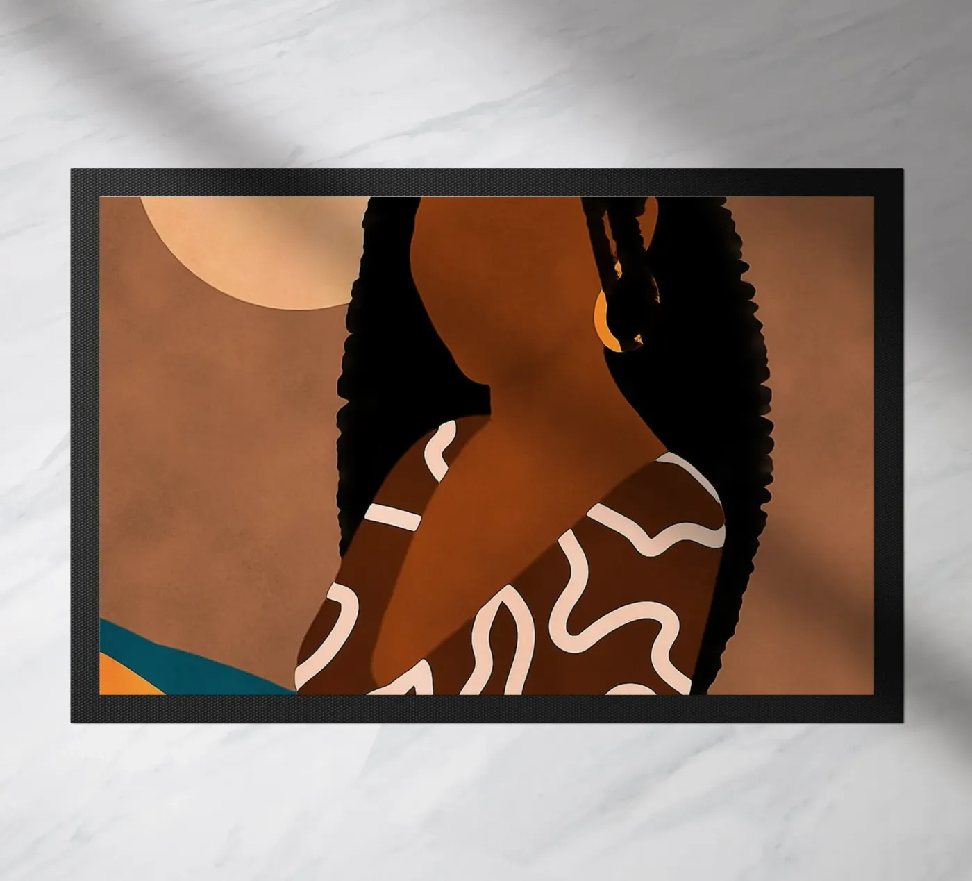 Afro Sifa doormat by Mathudace Créas