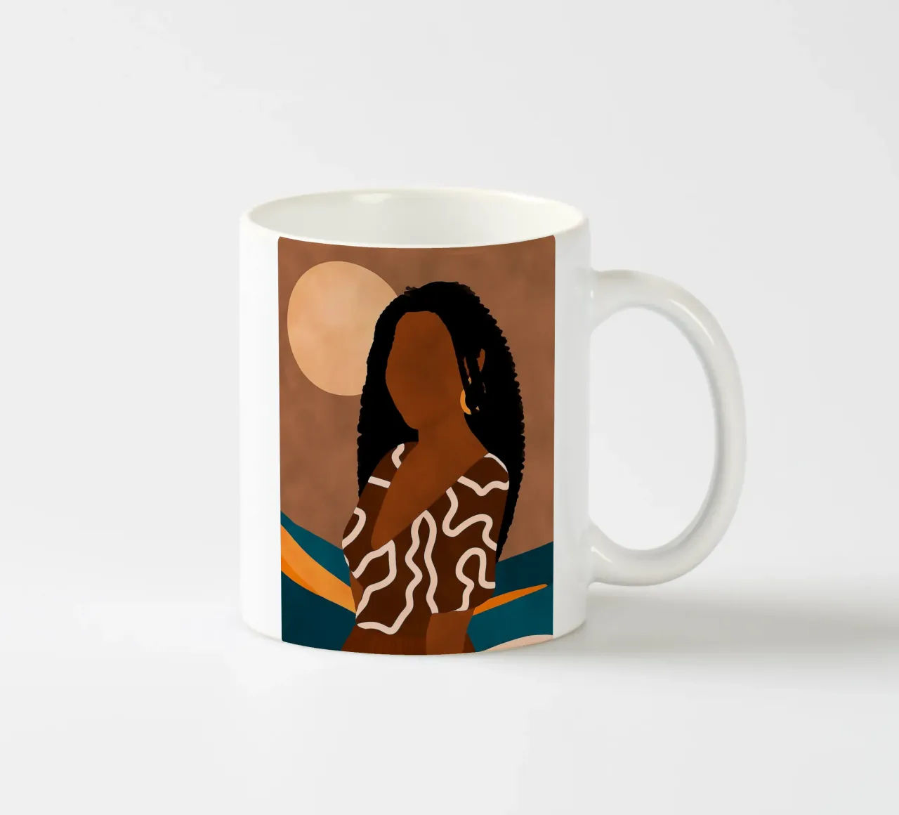 Afro Sifa tazza in ceramica da Mathudace Créas