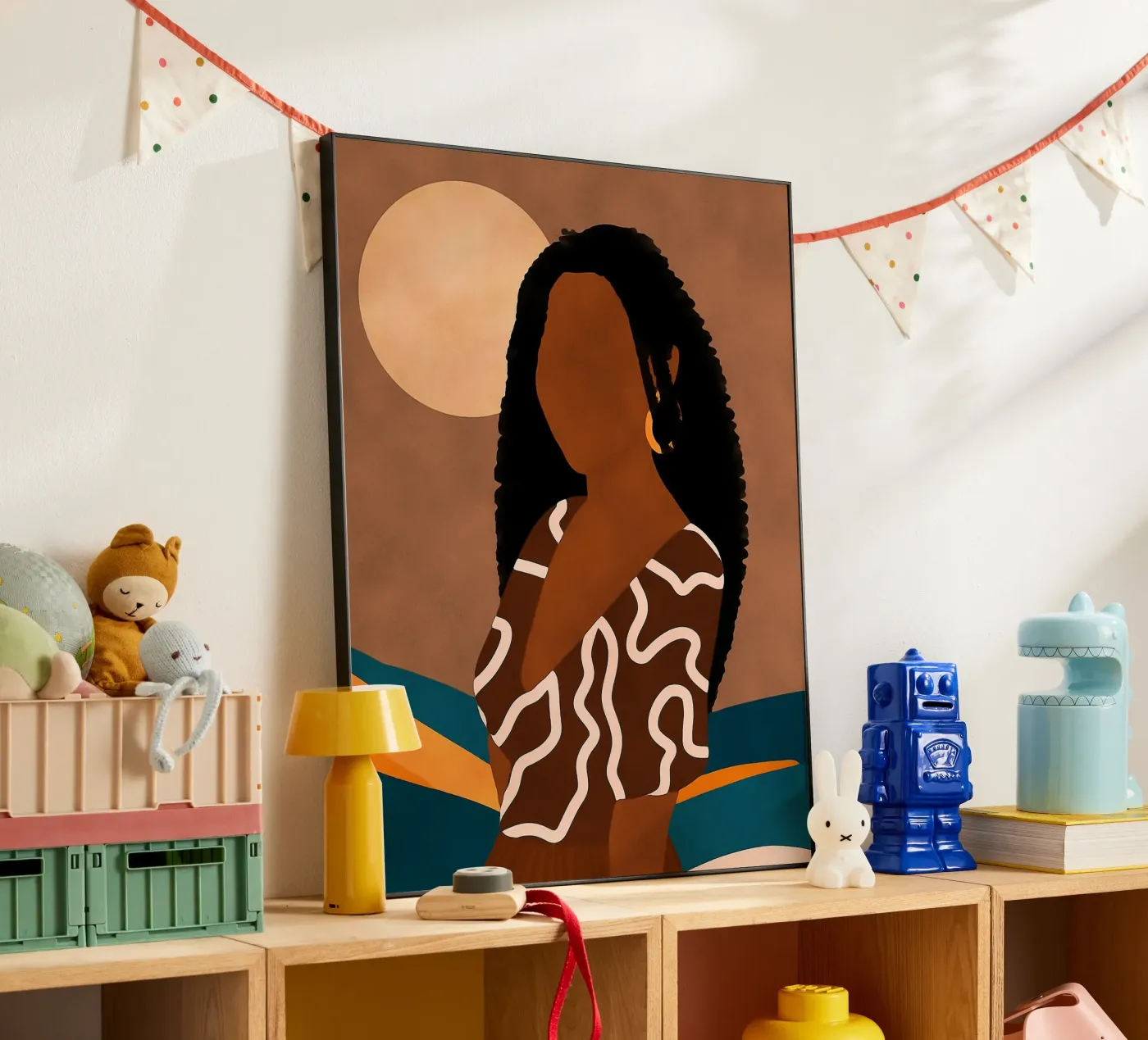 Afro Sifa alluminio dibond da Mathudace Créas