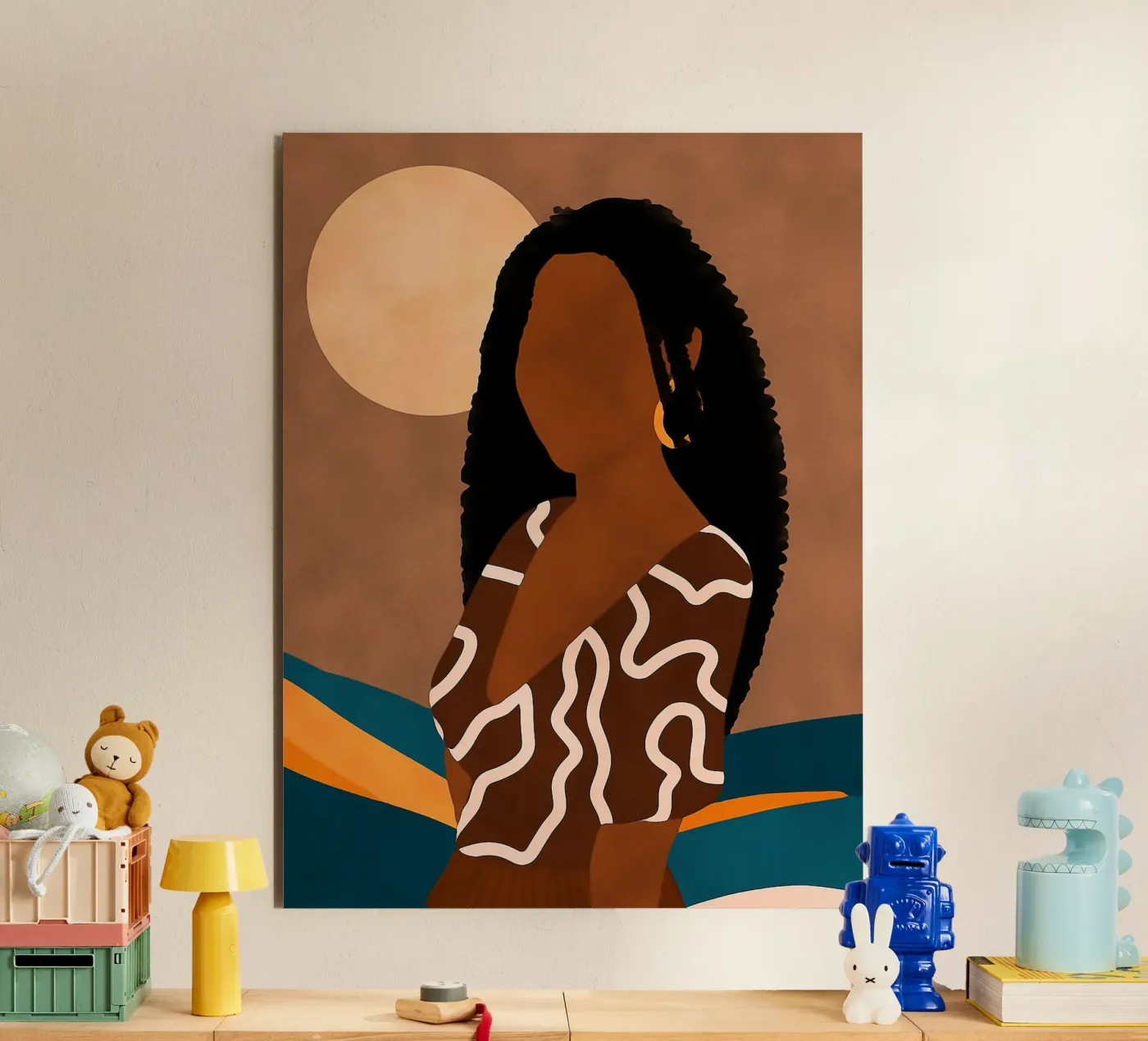 Afro Sifa alluminio dibond da Mathudace Créas