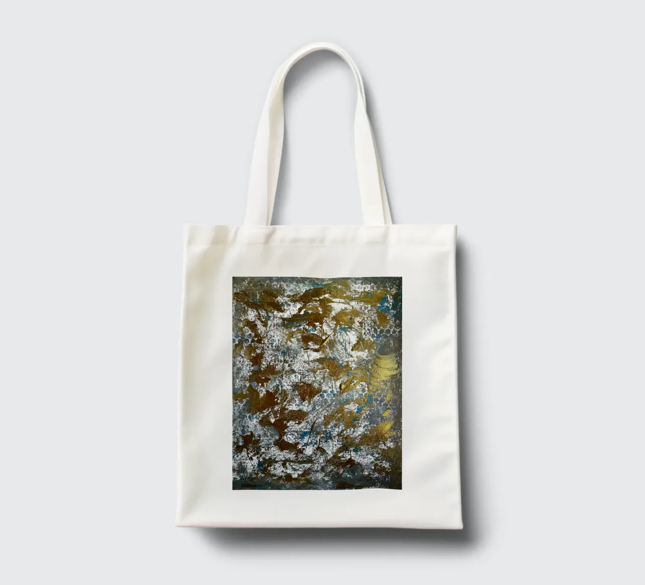 IDEAL GIFT 91 tote bag by Thierry Vobmann Abstract painting