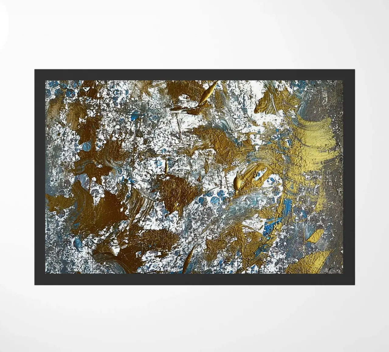 IDEAL GIFT 91 doormat by Thierry Vobmann Abstract painting