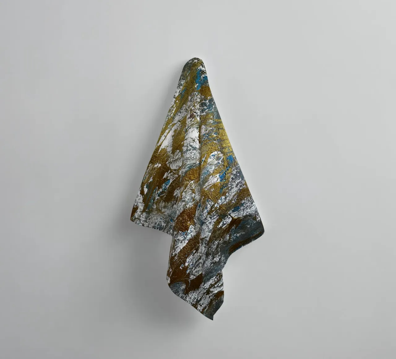 IDEAL GIFT 91 towel by Thierry Vobmann Abstract painting