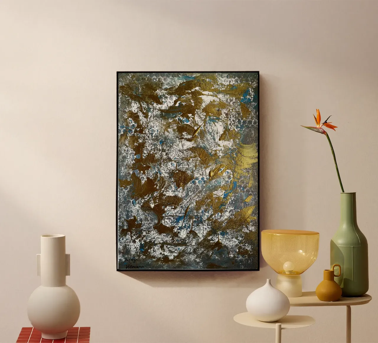 IDEAL GIFT 91 plexiglass da Thierry Vobmann Abstract painting