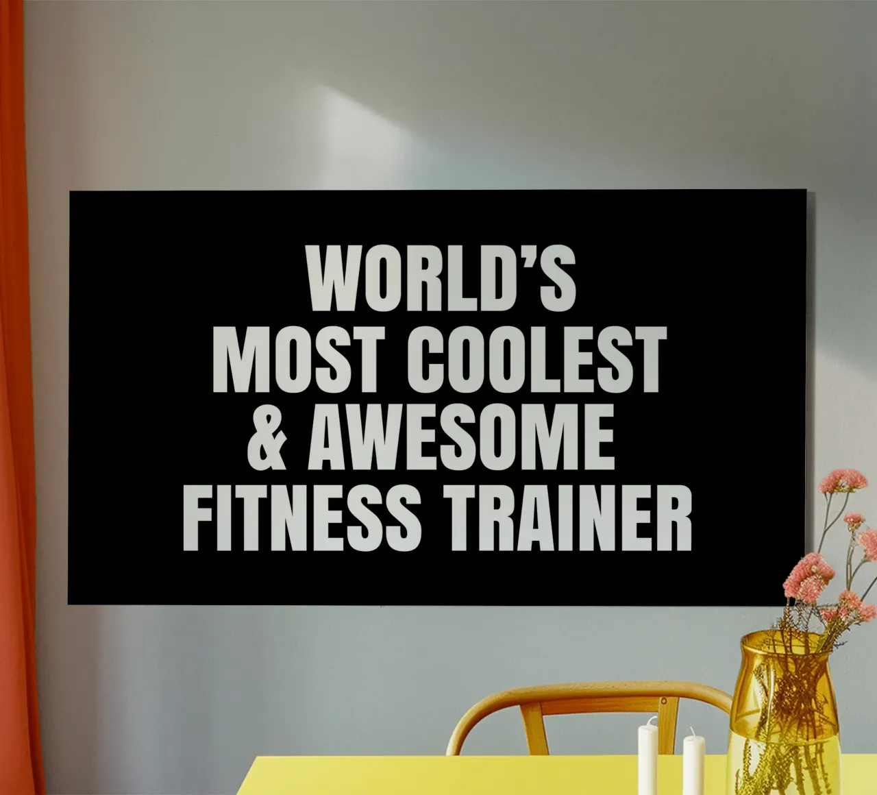 World's most coolest and awesome fitness trainer alluminio dibond da happieeagle