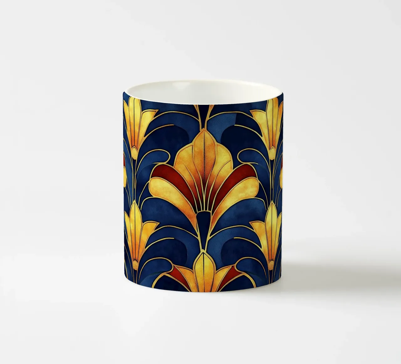 Art déco tazza in ceramica da Nikis Art Studio