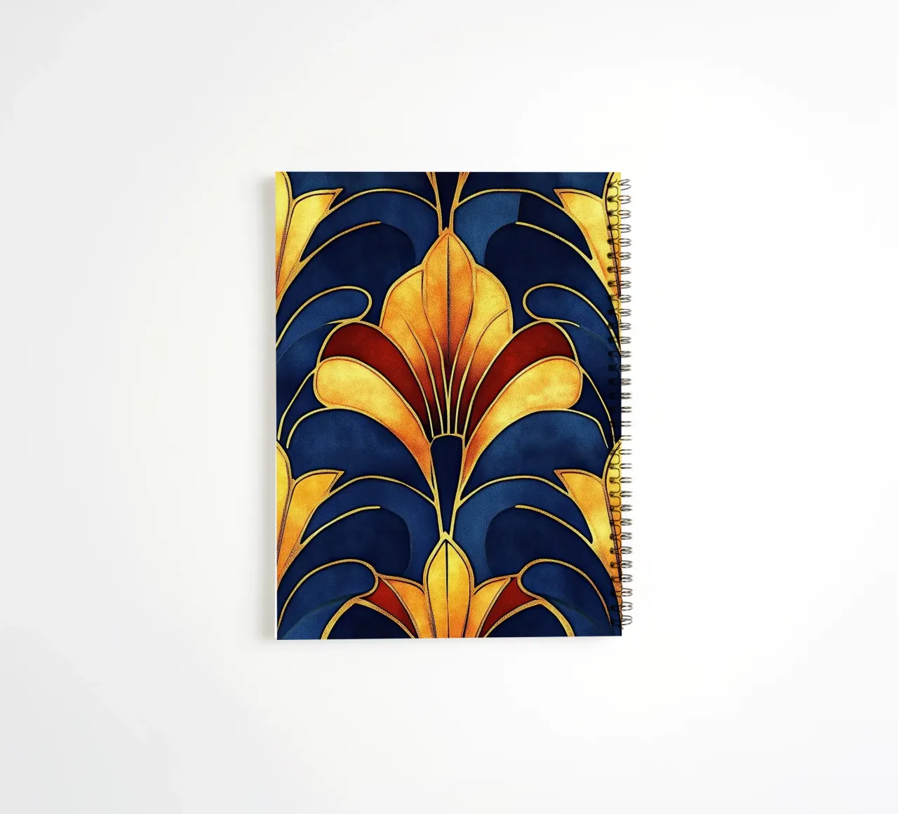 Art déco spiral notebook by Nikis Art Studio