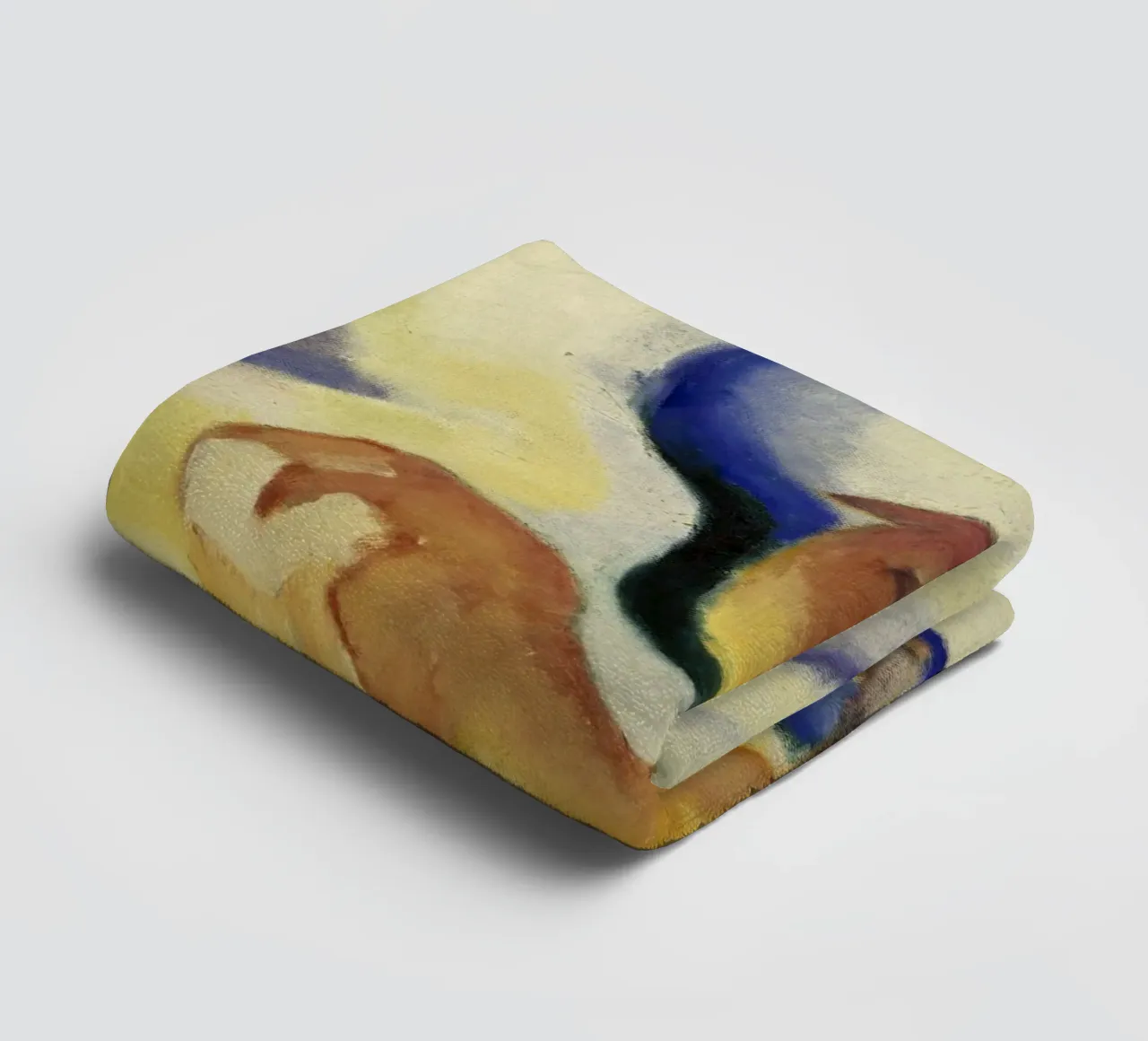 Franz Marc - Cervo nella neve asciugamano da bagno da ARTOTHEK