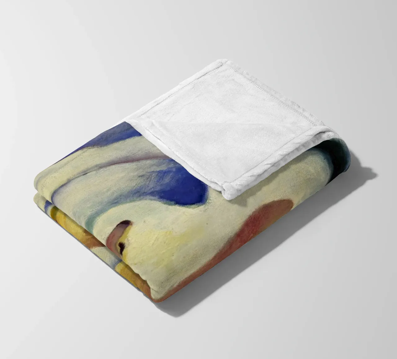 Franz Marc - Cervo nella neve coperta in pile da ARTOTHEK