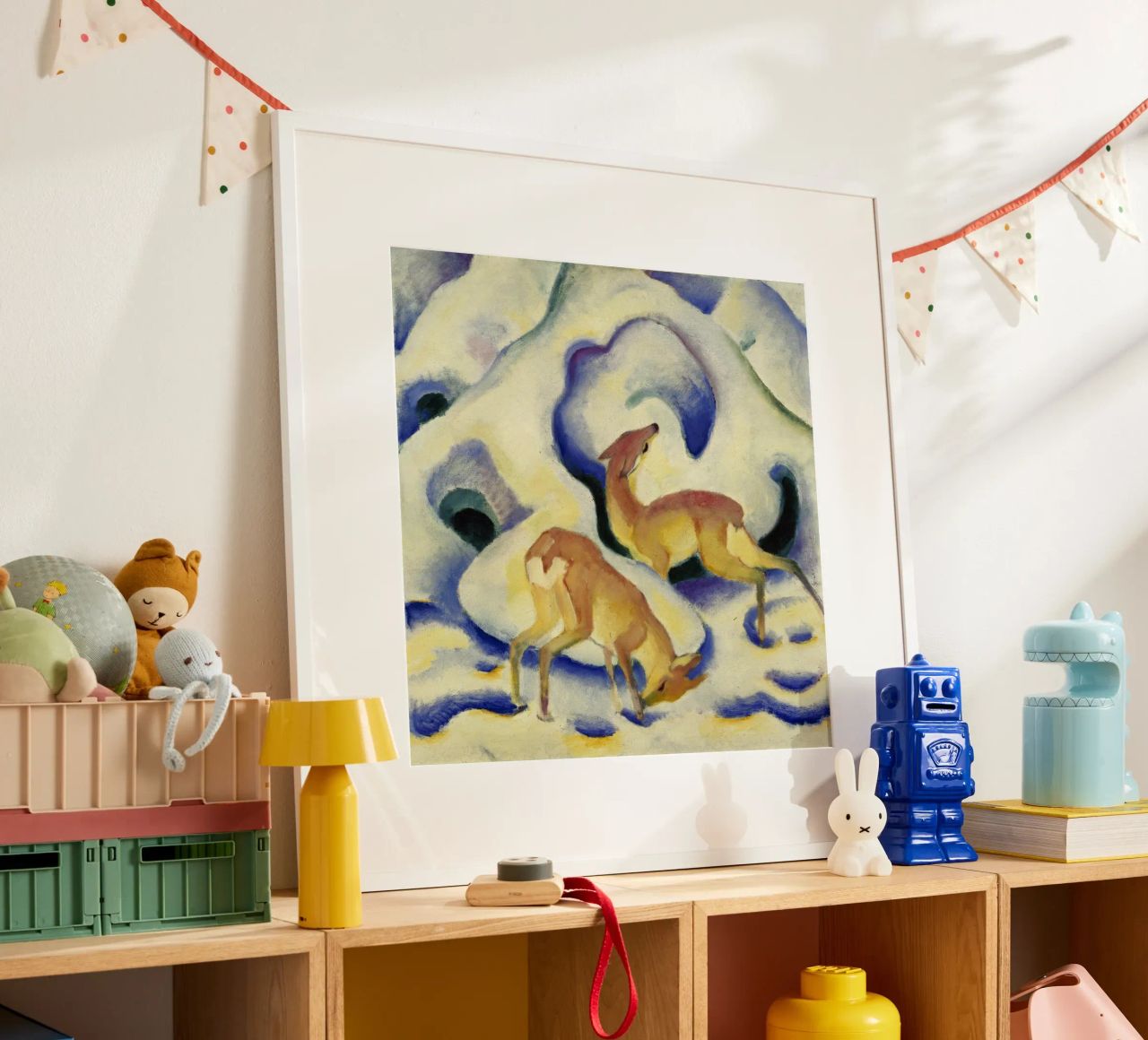 Franz Marc - Hirsche im Schnee Poster von ARTOTHEK