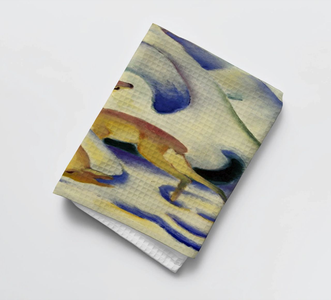 Franz Marc - Hirsche im Schnee Geschirrtuch von ARTOTHEK