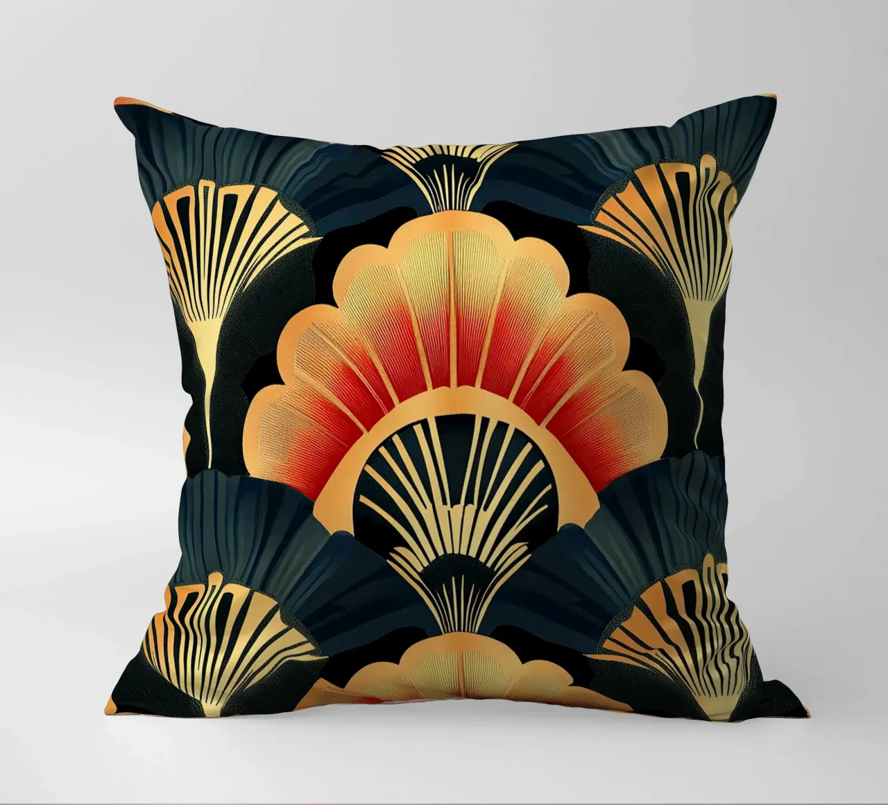 Art déco "Ornament of the Ages" cuscino da Nikis Art Studio