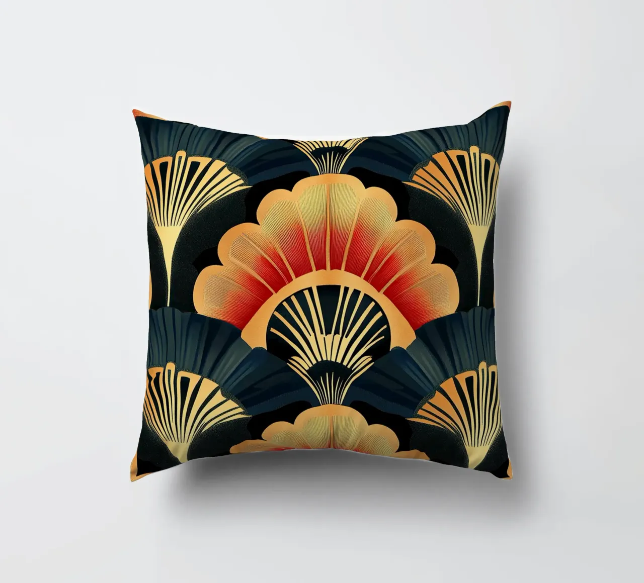 Art déco "Ornament of the Ages" cuscino da Nikis Art Studio