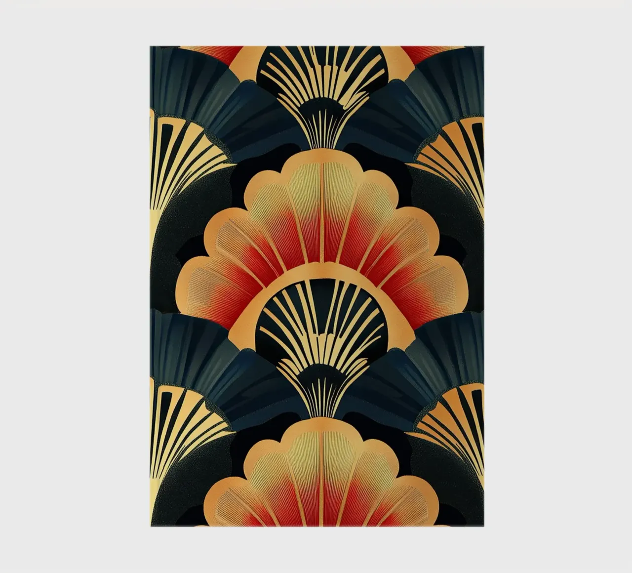 Art déco "Ornament of the Ages" notebook by Nikis Art Studio
