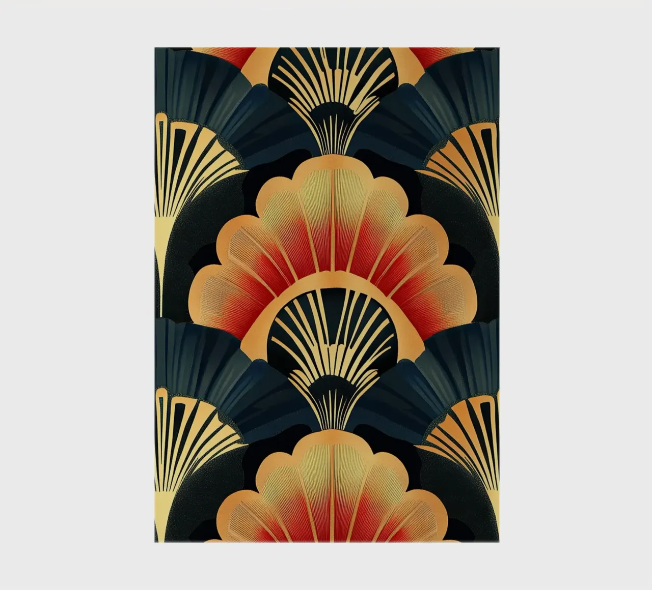 Art déco "Ornament of the Ages" notebook by Nikis Art Studio