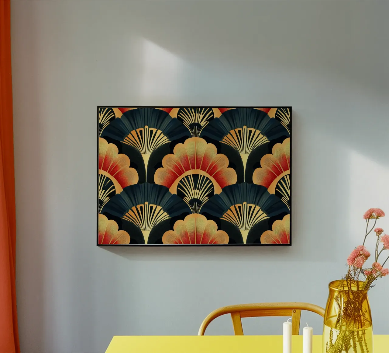 Art déco "Ornament of the Ages" Acryl-Glas von Nikis Art Studio