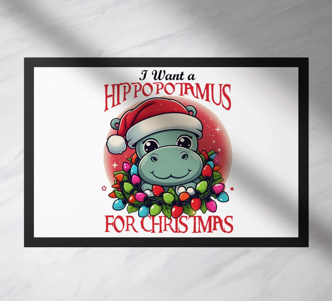 I Want a Hippopotamus for Christmas zerbino da edsonramosart