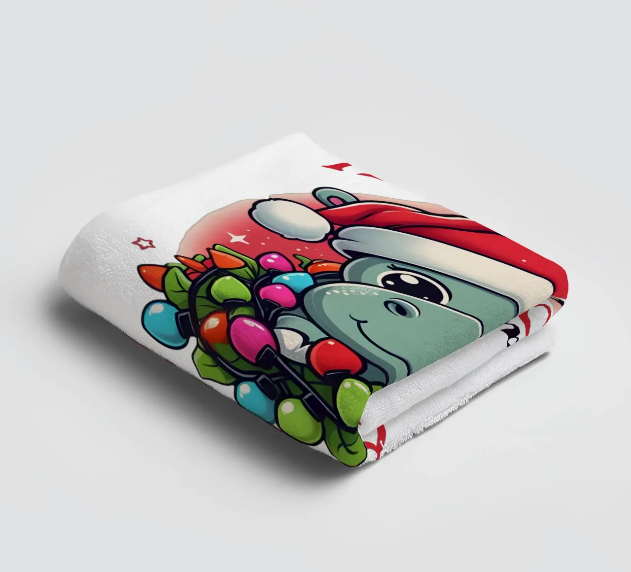 I Want a Hippopotamus for Christmas asciugamano da bagno da edsonramosart
