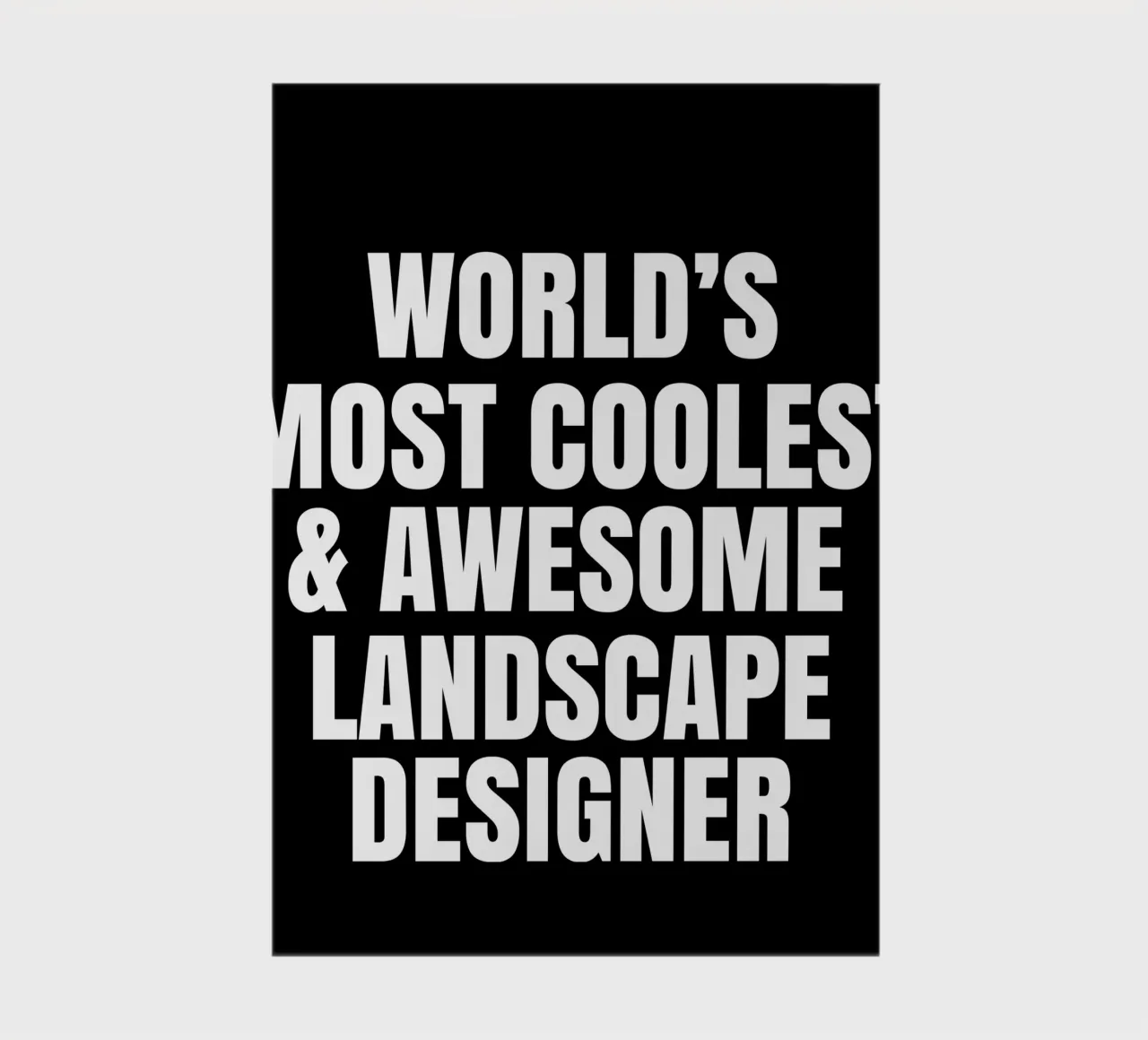 World's most coolest and awesome landscape designer notebook by happieeagle