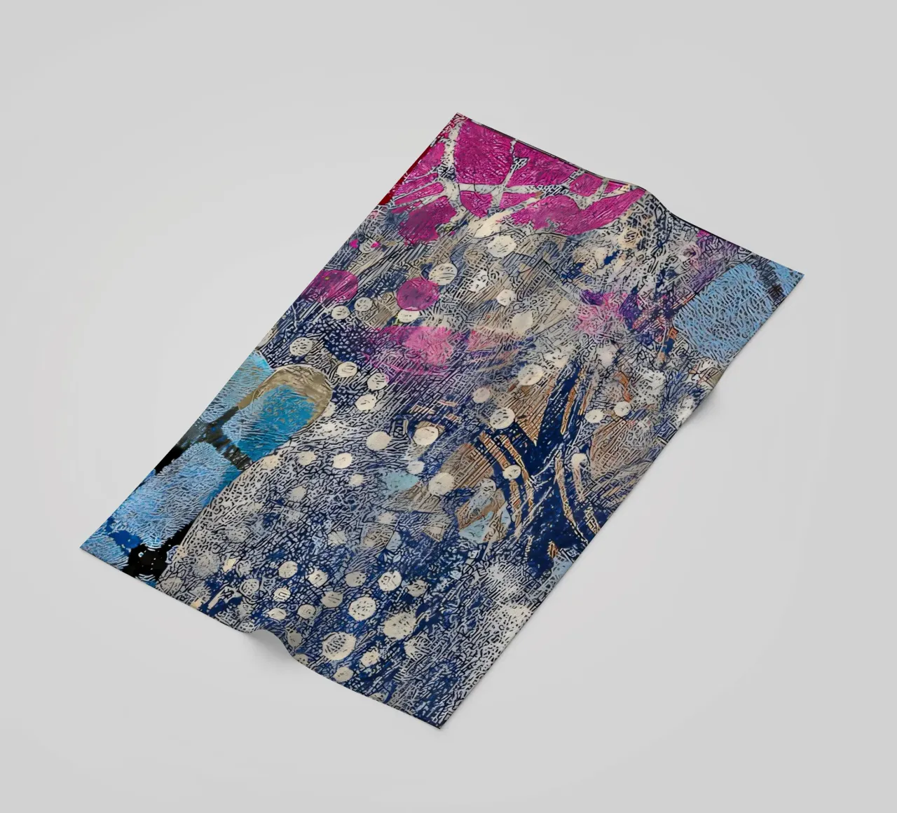 Deep dive magenta/blue telo mare da Edenart
